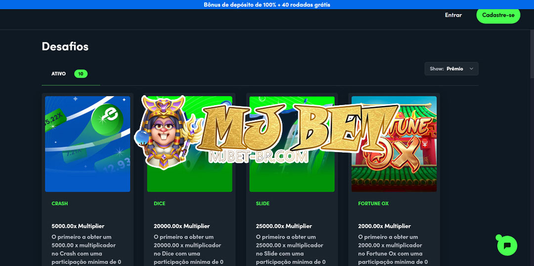 mj bet Bônus