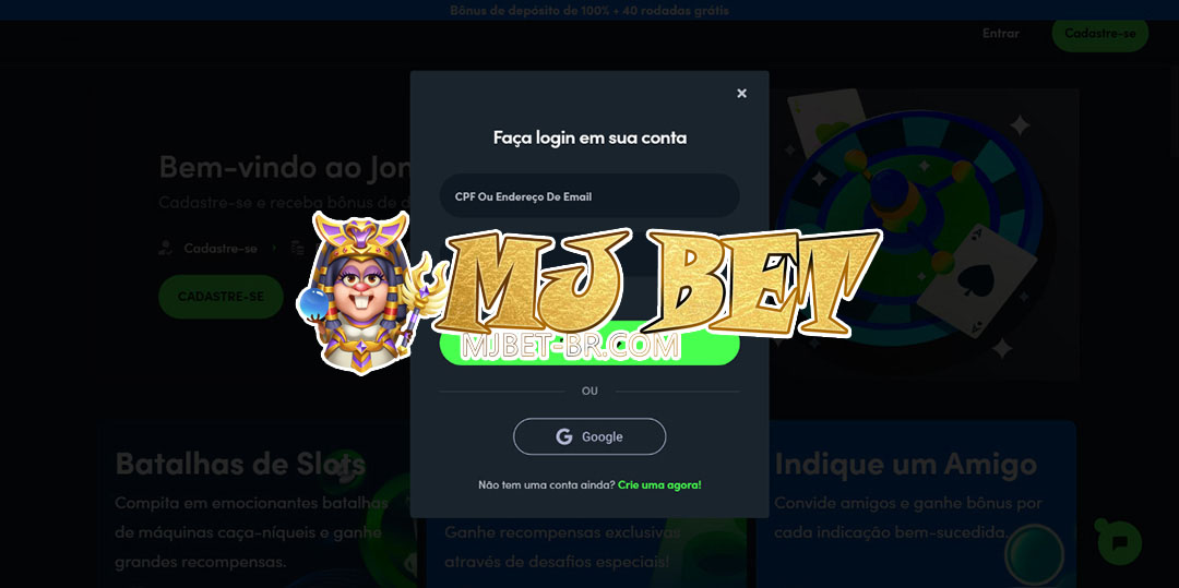 mj bet login